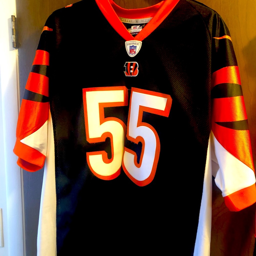 Vintage Bengals Signed Football Jersey!!! EUC